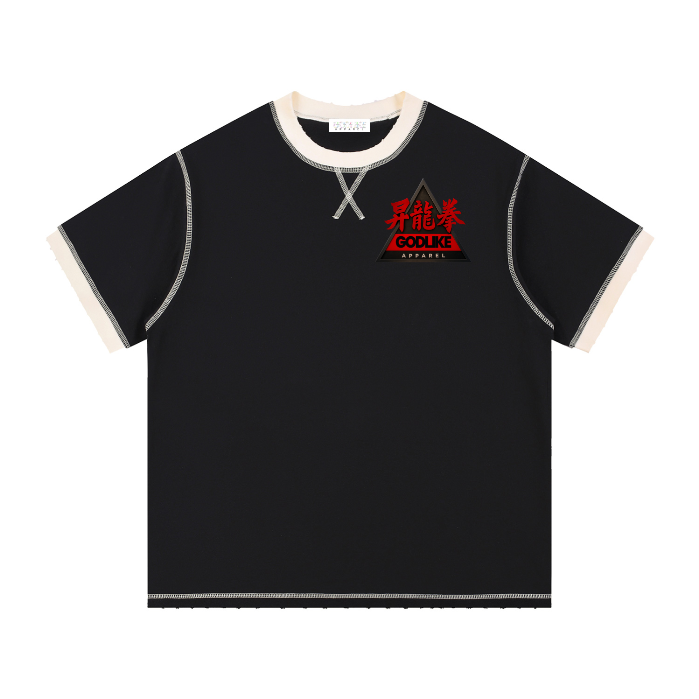 GL® Pro Play Contrast-Stitched Arena Tee – Black Edition