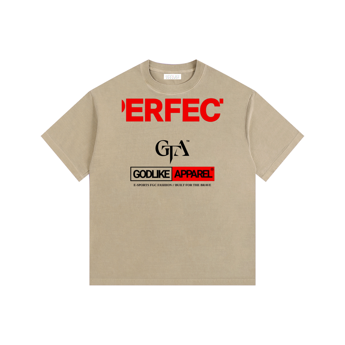 Perfect Standard Vintage Washed Oversized Cotton T-Shirt