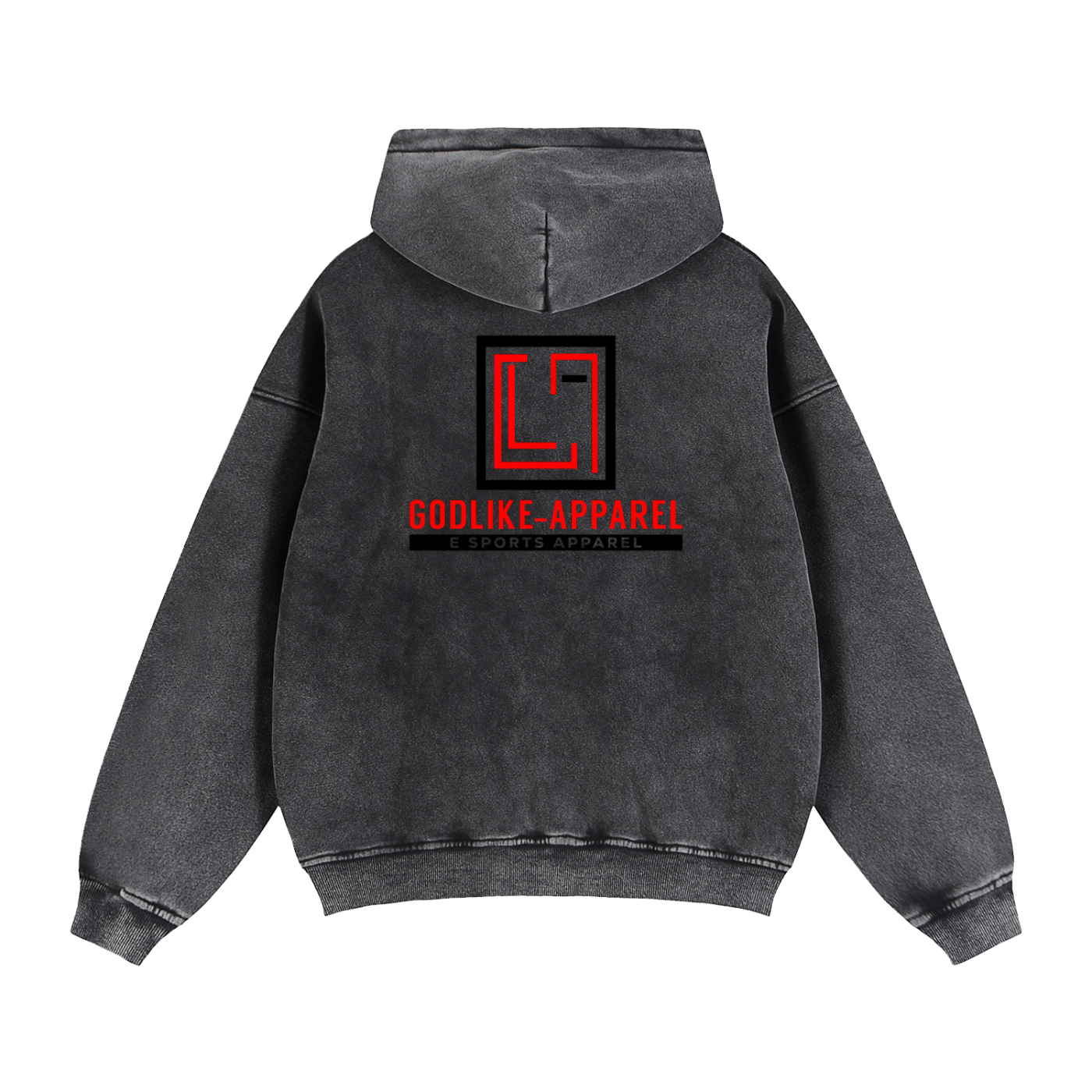GLK KANJI Zip-Through Boxy Fleece Hoodie