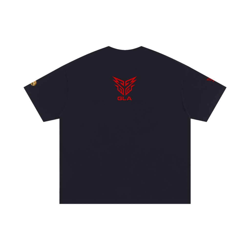 Unisex Oversized Cotton T-Shirt – Godlike Script Core Logo Te