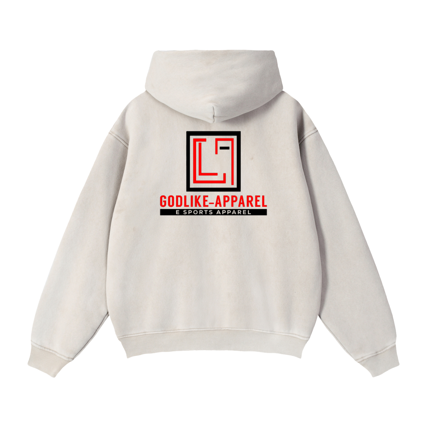 GLK KANJI Zip-Through Boxy Fleece Hoodie