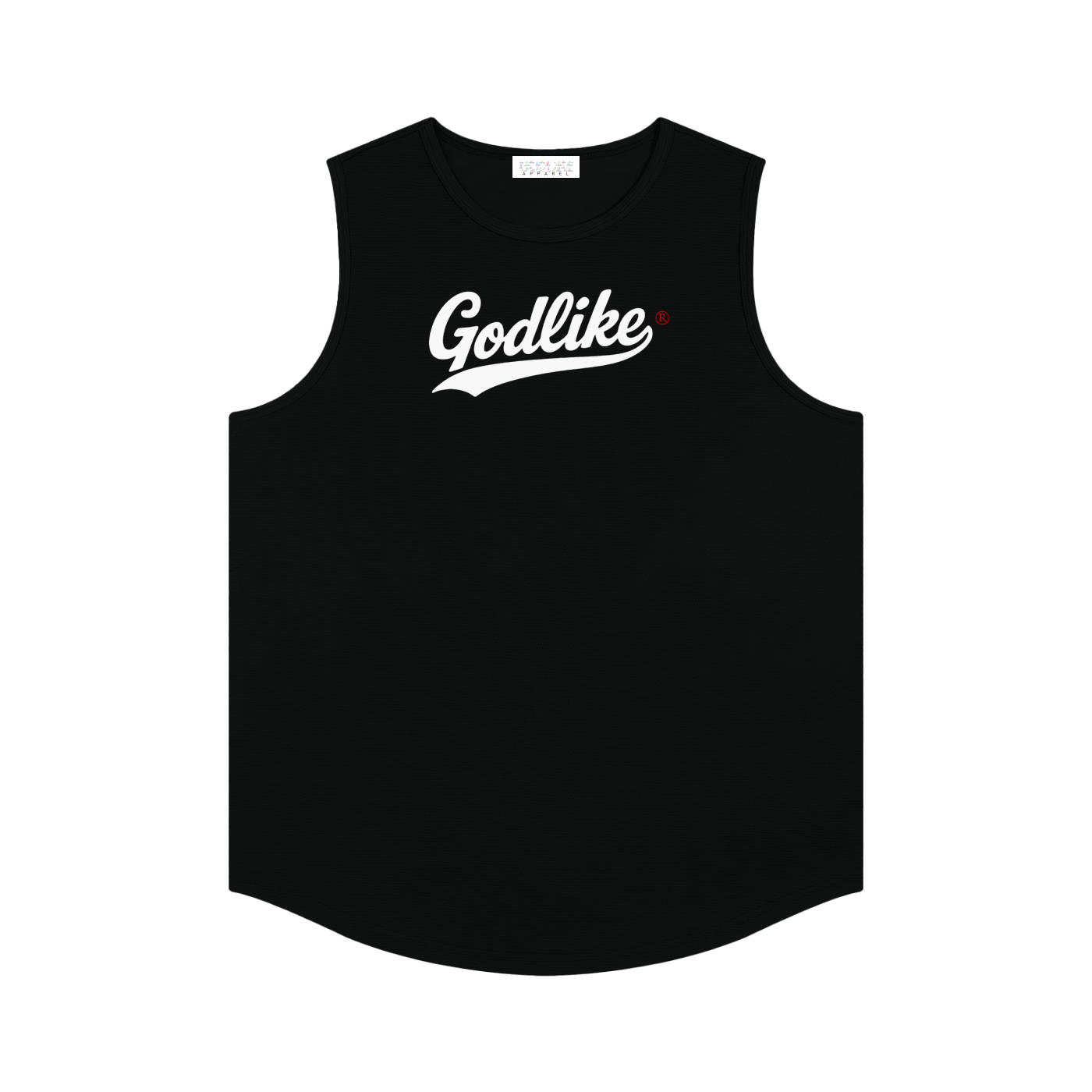 P  GODLIKE® Lightweight Sport Jersey Tank - Black  Classic Edition