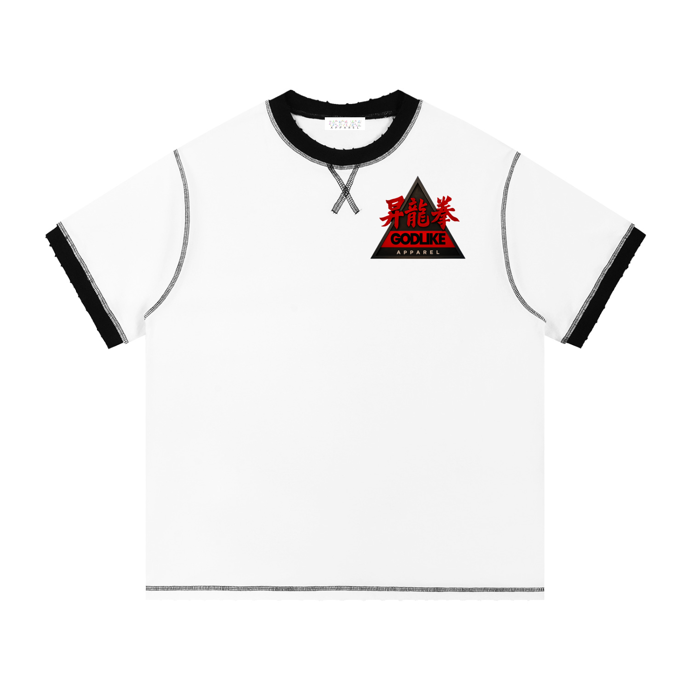 GL® Pro Play Contrast-Stitched Arena Tee – Black Edition