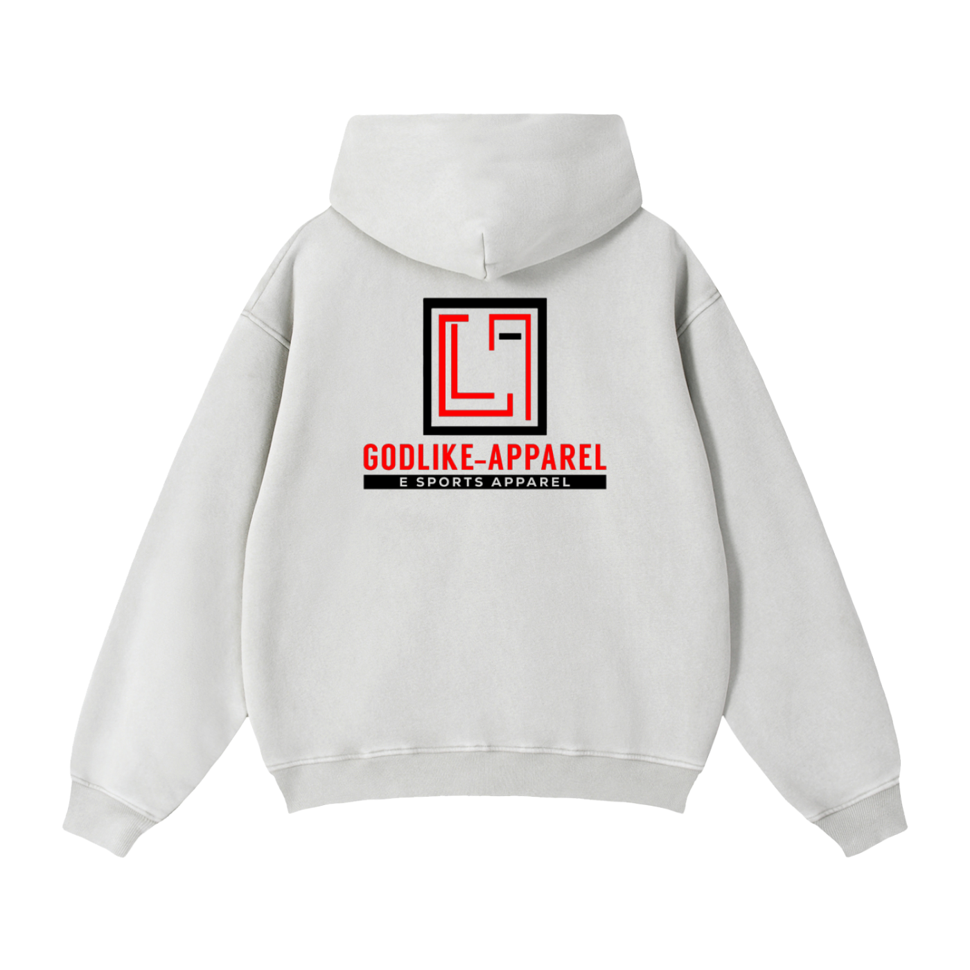 GLK KANJI Zip-Through Boxy Fleece Hoodie