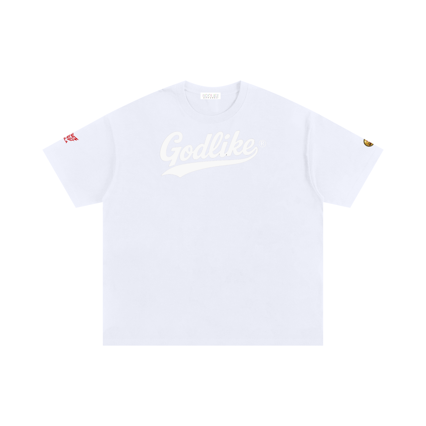 Unisex Oversized Cotton T-Shirt – Godlike Script Core Logo Te
