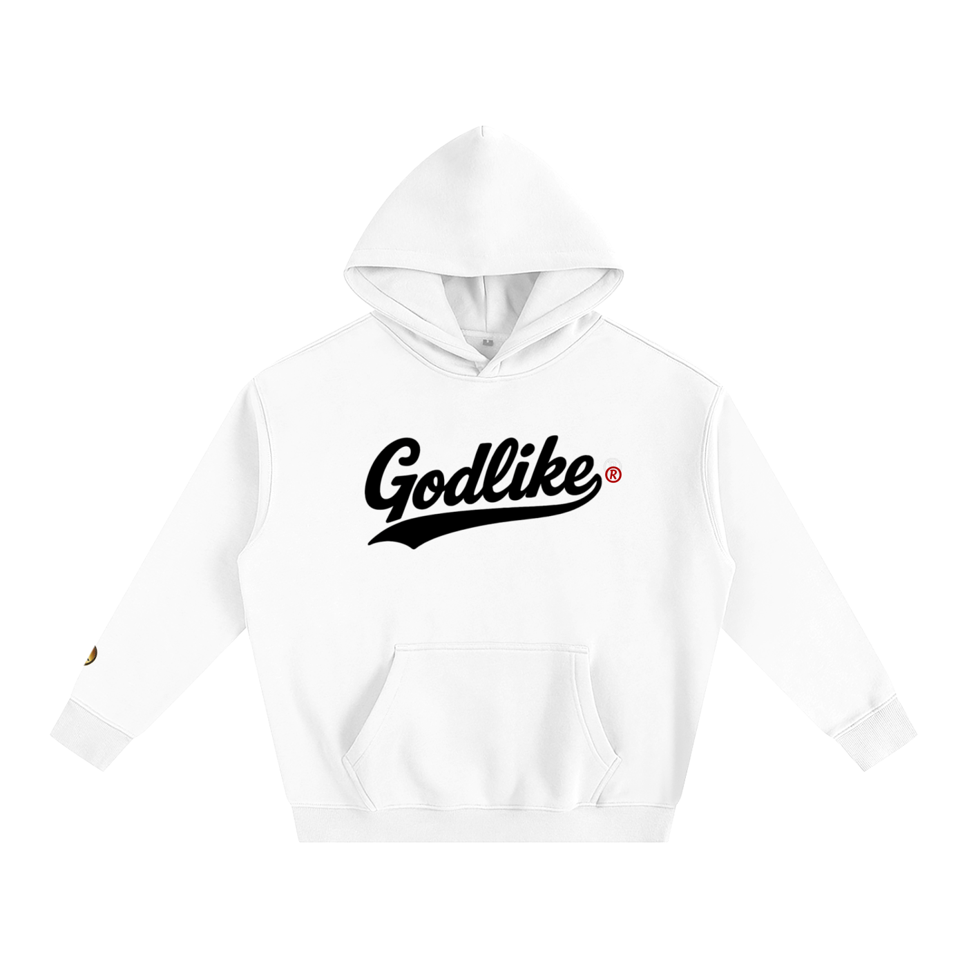 GLK New Script Logo – Shadow Authority Oversize Fleeced Hoodie