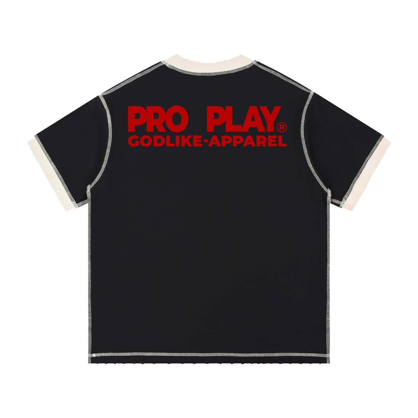 GL® Pro Play Contrast-Stitched Arena Tee – Black Edition