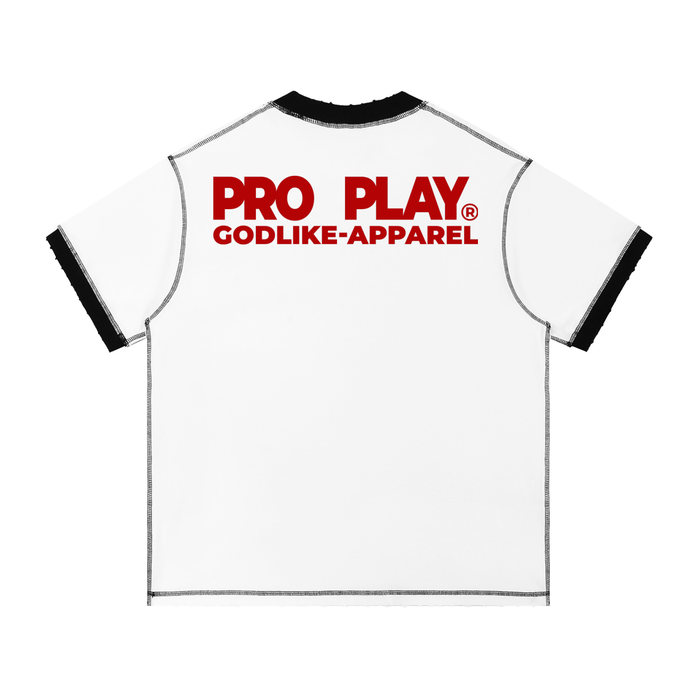 GL® Pro Play Contrast-Stitched Arena Tee – Black Edition