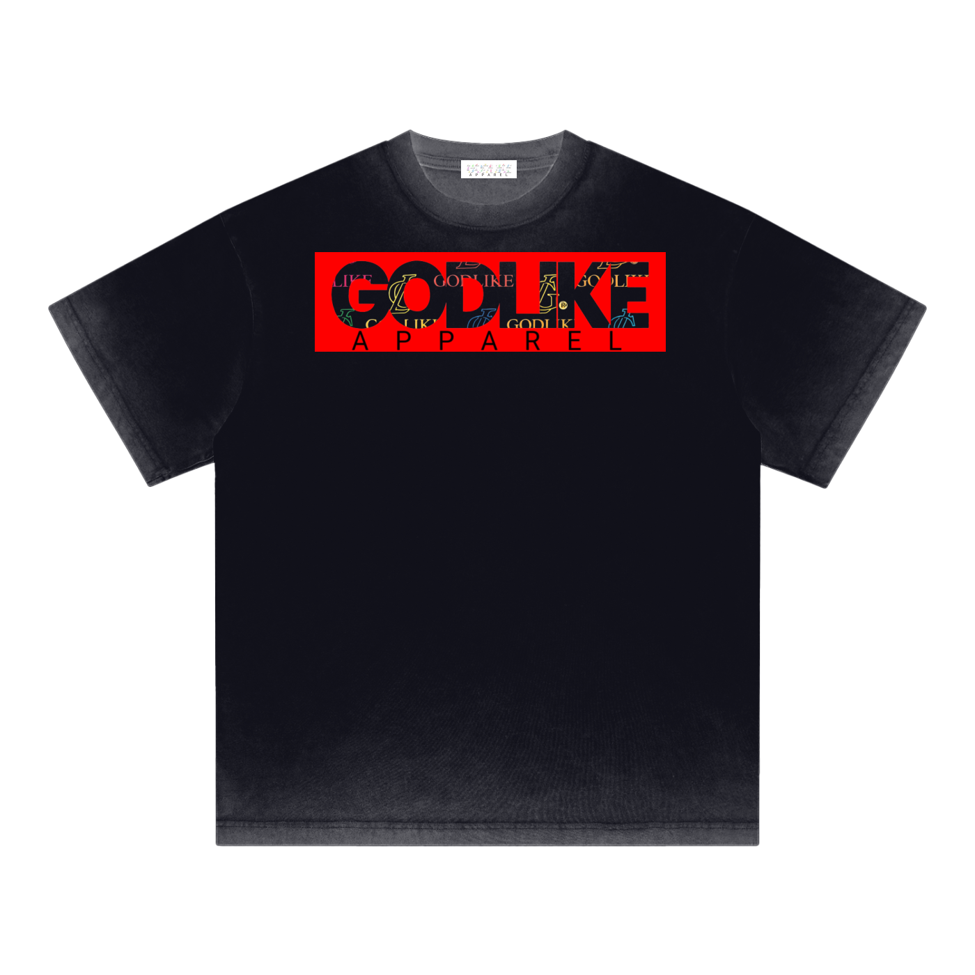 Reverse Dyed Loose Cotton T-Shirt – Black Edition