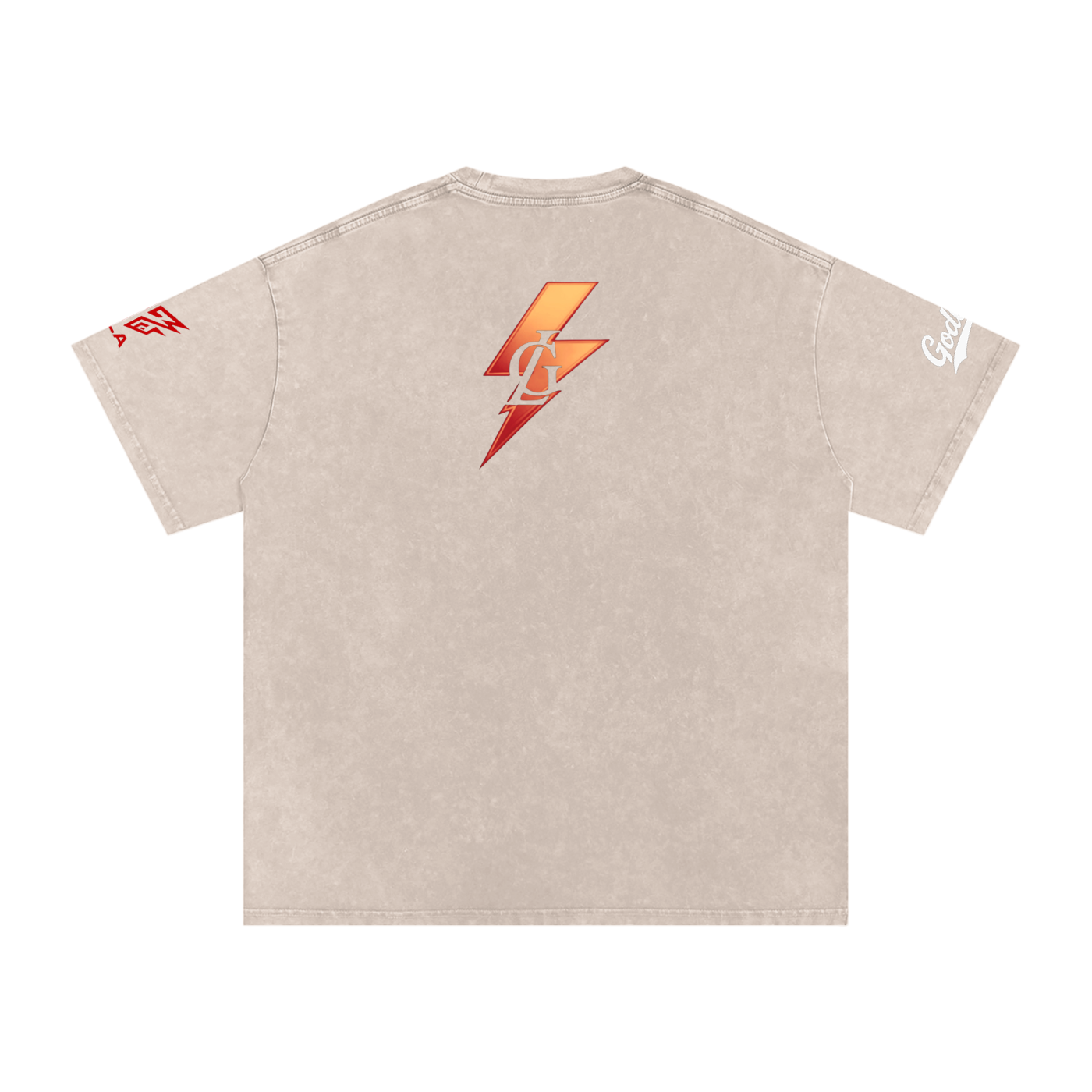 GL® Snow Wash Oversized Legacy Tee – Black